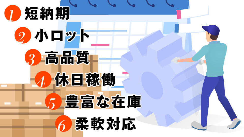 滝本技研工業6つの強み